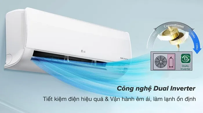 Công nghệ Inverter vận hành êm ái, tiết kiệm điện